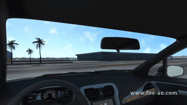 car crash animation